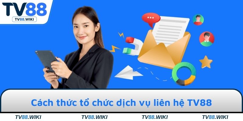 Cách thức tổ chức dịch vụ liên hệ TV88
